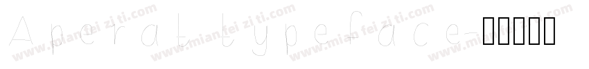 Aperat typeface字体转换